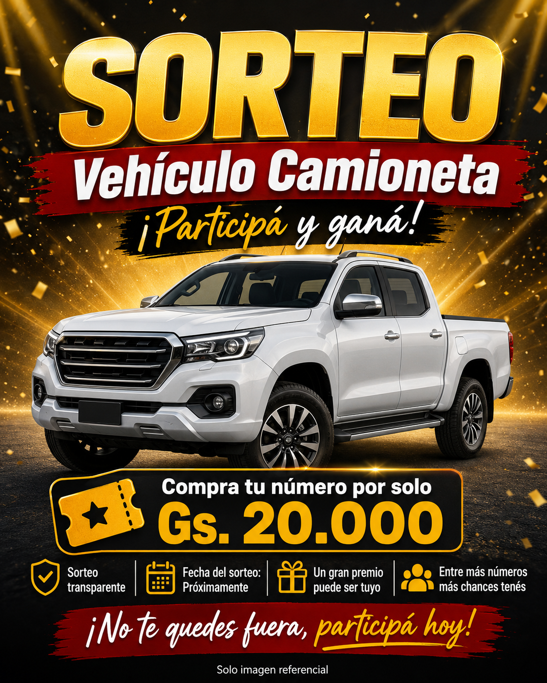 Sorteo camioneta